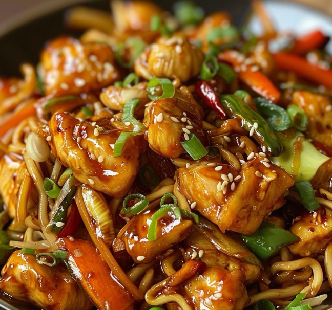 Pollo Chow Mein