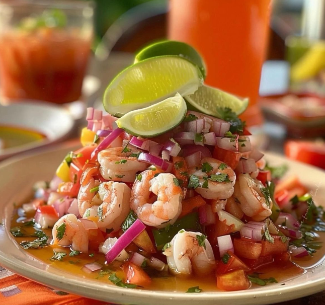 Ceviche Camarón Callo