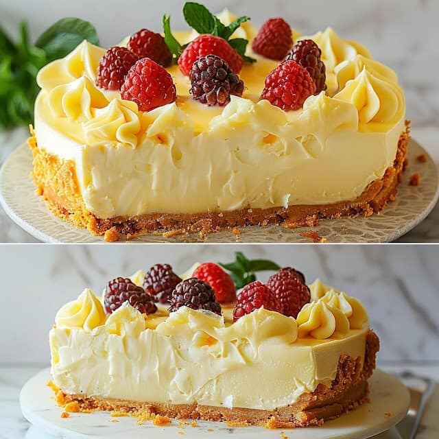 ¡El capricho perfecto para el verano es la deliciosa tarta de queso con crema!