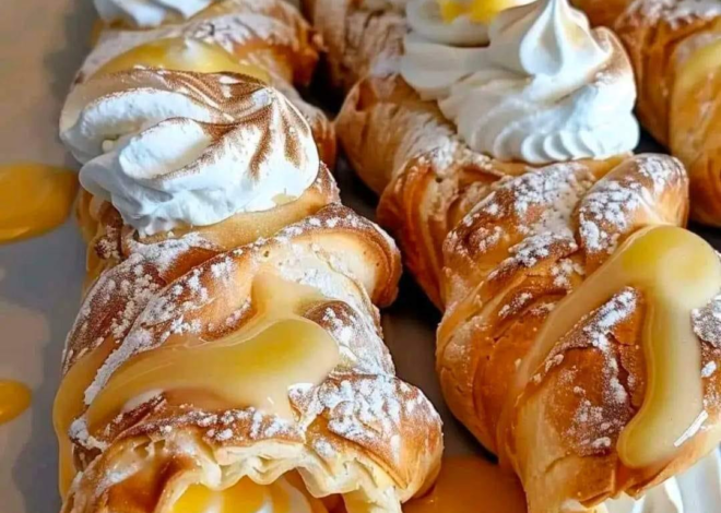 Cannolis de tarta de merengue y limón: ¡una delicia para el verano!