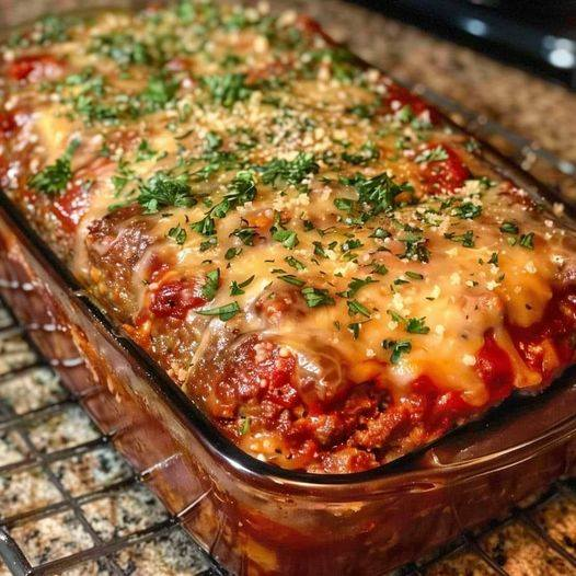 Receta de pastel de carne con parmesano