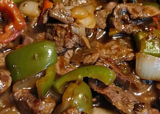 BISTEC A LA PIMIENTA EN OLLA DE COCCIÓN LENTA – ¡DIOS MÍO, NO LO PIERDAS!