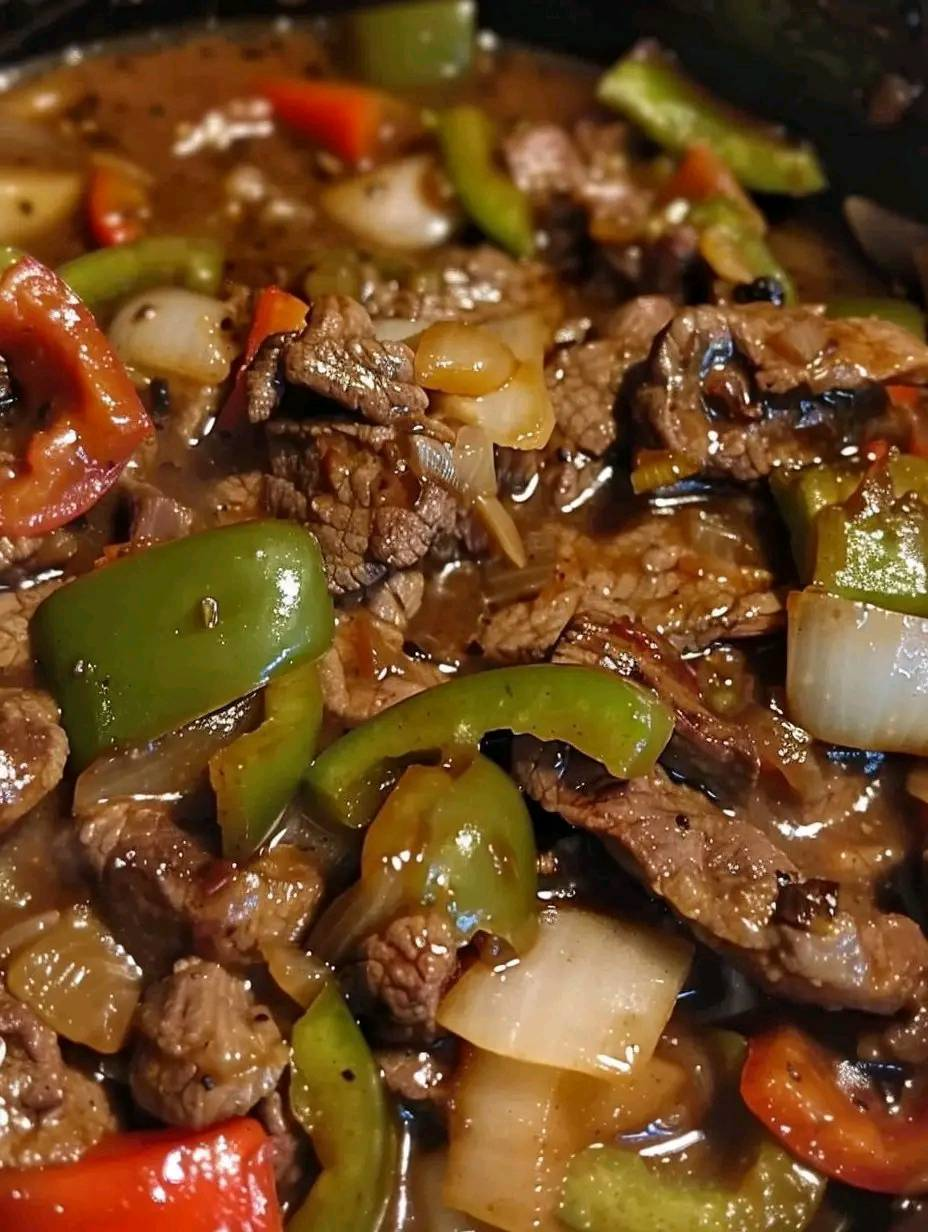 BISTEC A LA PIMIENTA EN OLLA DE COCCIÓN LENTA – ¡DIOS MÍO, NO LO PIERDAS!