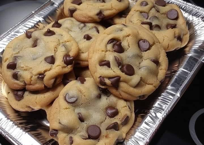 Galletas caseras con chispas de chocolate