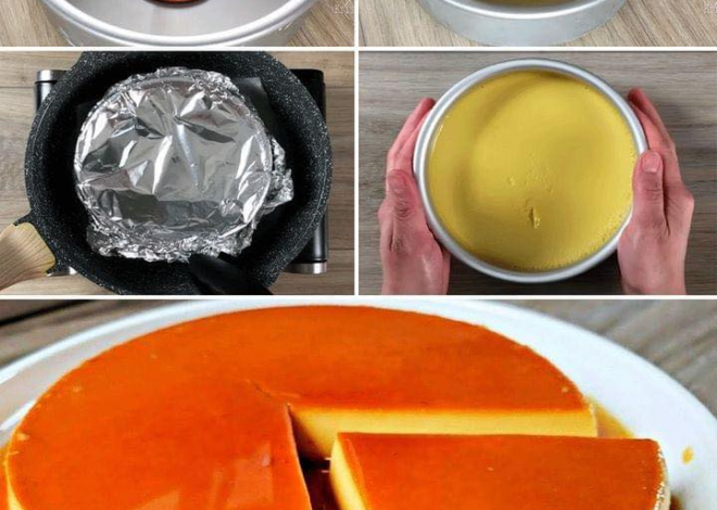 FLAN CASERO SIN HORNO