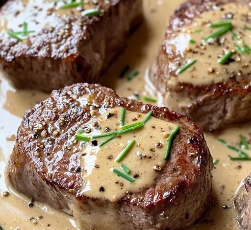 Filet Mignon a la Crema y a la Mostaza