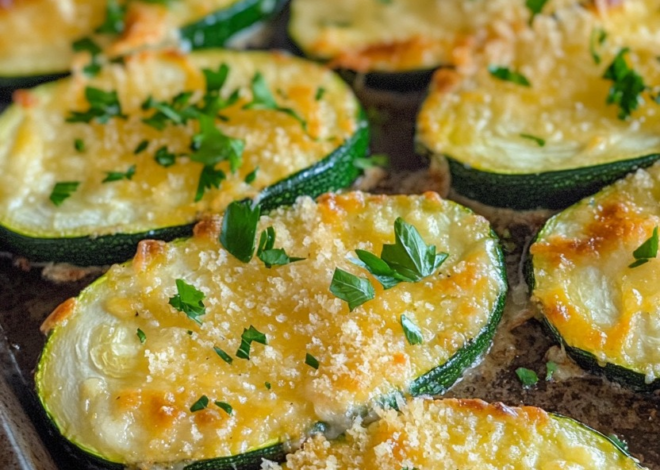 Filetes de Calabacín con Ajo y Queso