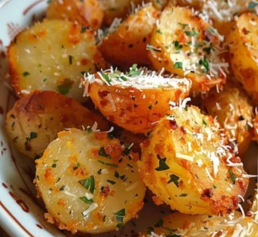 ¡Estas Papas Crujientes con Parmesano son perfectas para cualquier ocasión! Disfrútalas como aperitivo o acompañamiento. 