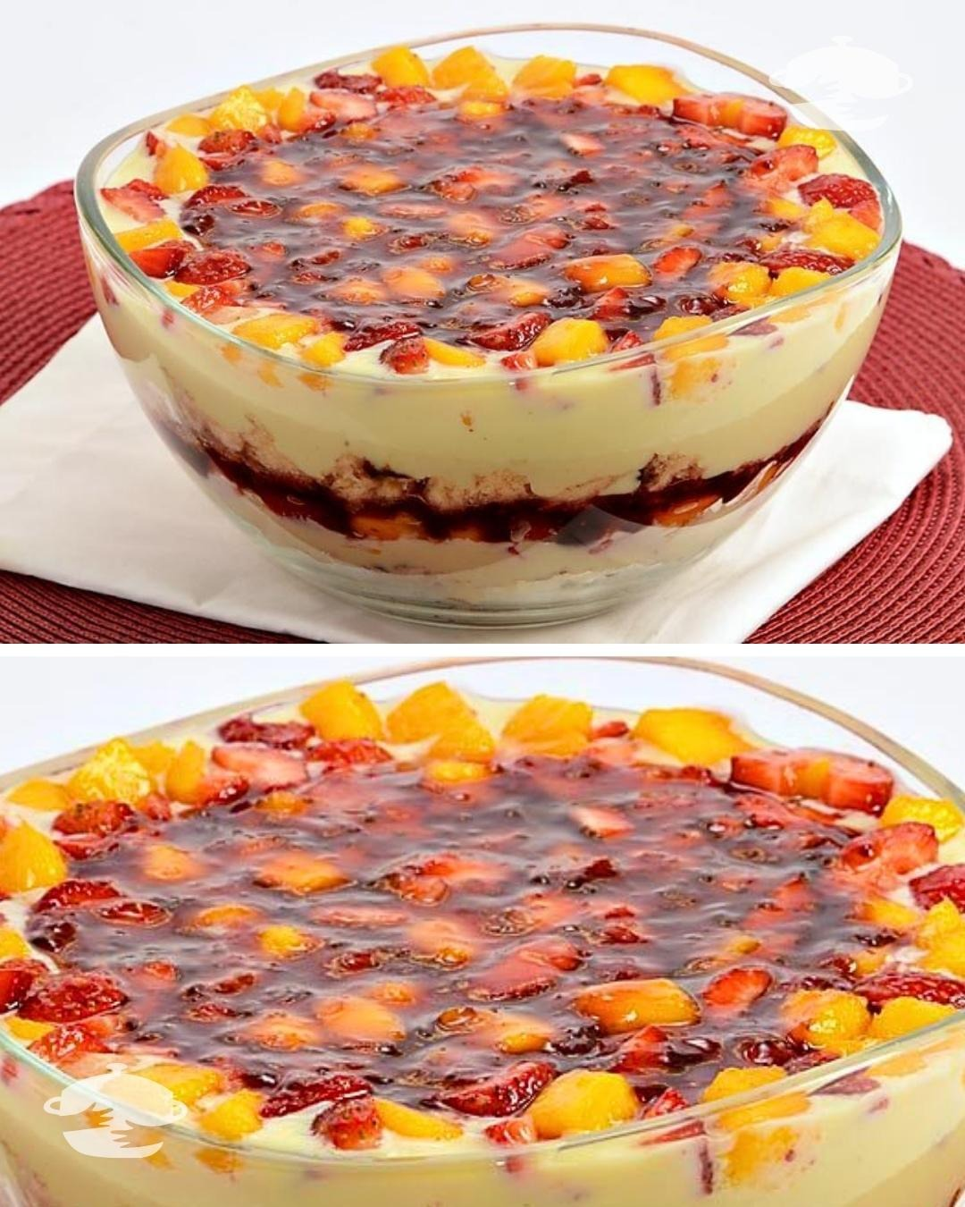 Deliciosa receta de postre de frutas: una delicia en capas para cualquier ocasión