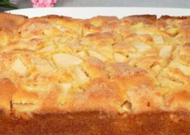 Derretir en la boca, ¡la receta más fácil de tarta de manzana en 5 minutos!