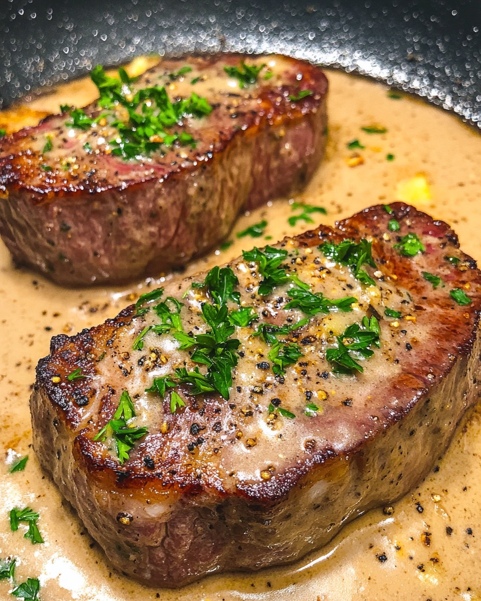 Filet Mignon a la Crema y a la Mostaza