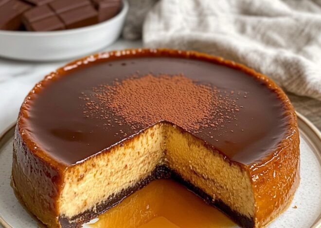 Flan Rápido de Chocolate