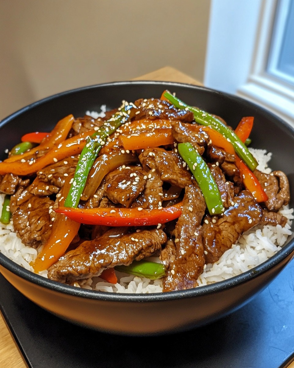 Salteado de Carne al Estilo Thai