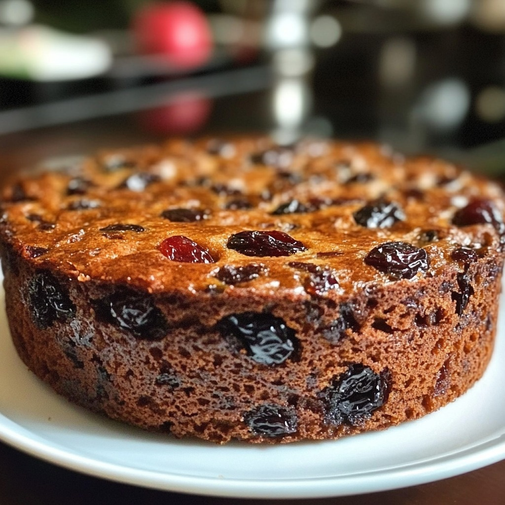 Pastel de frutas húmedo