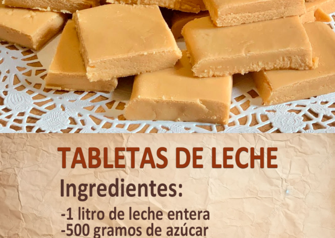 TABLETAS DE LECHE 