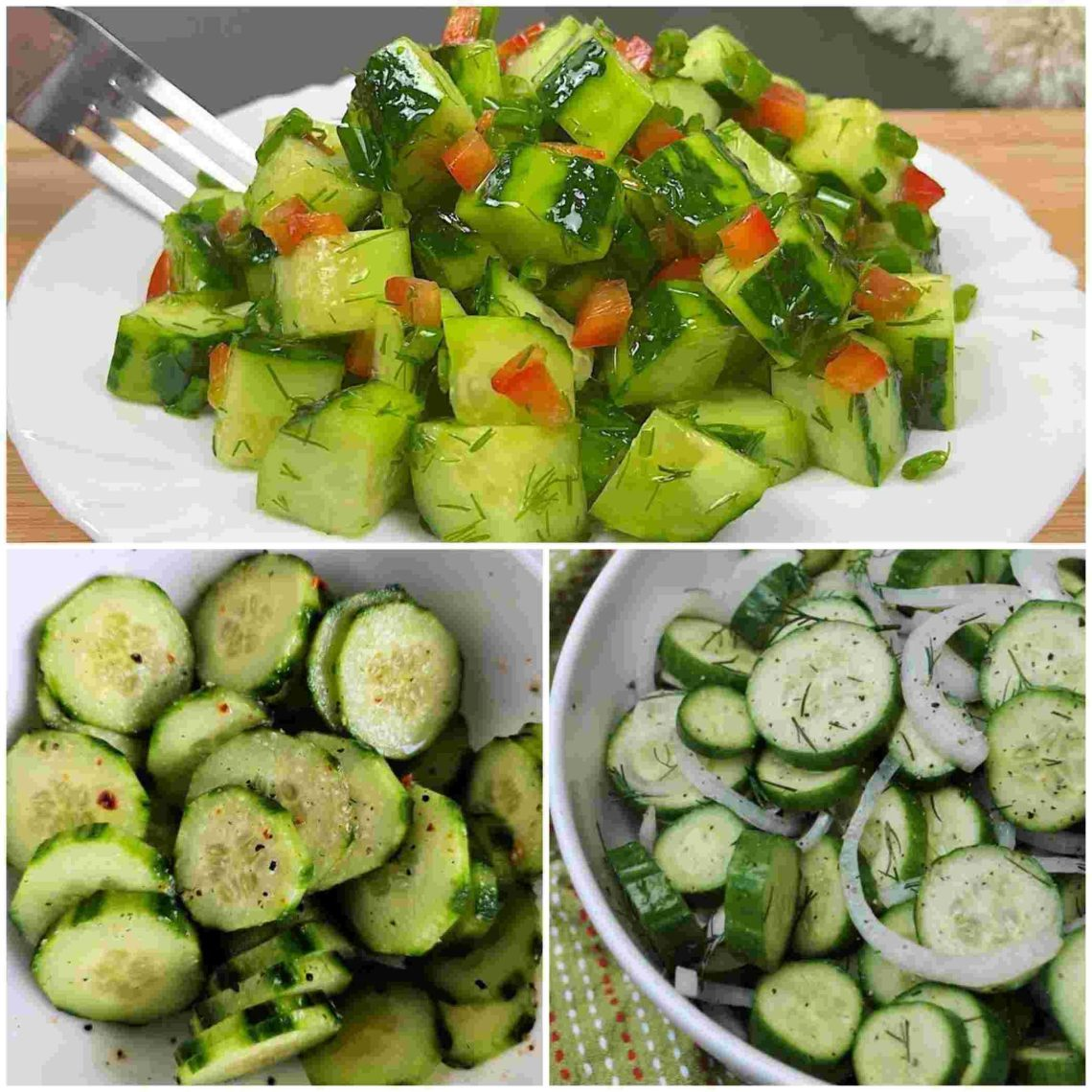 Ensalada refrescante de pepino: una sencilla incorporación a tu almuerzo diario