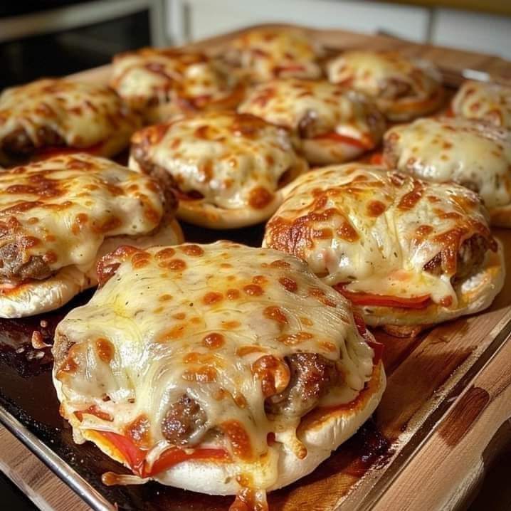 Mini hamburguesas de pizza