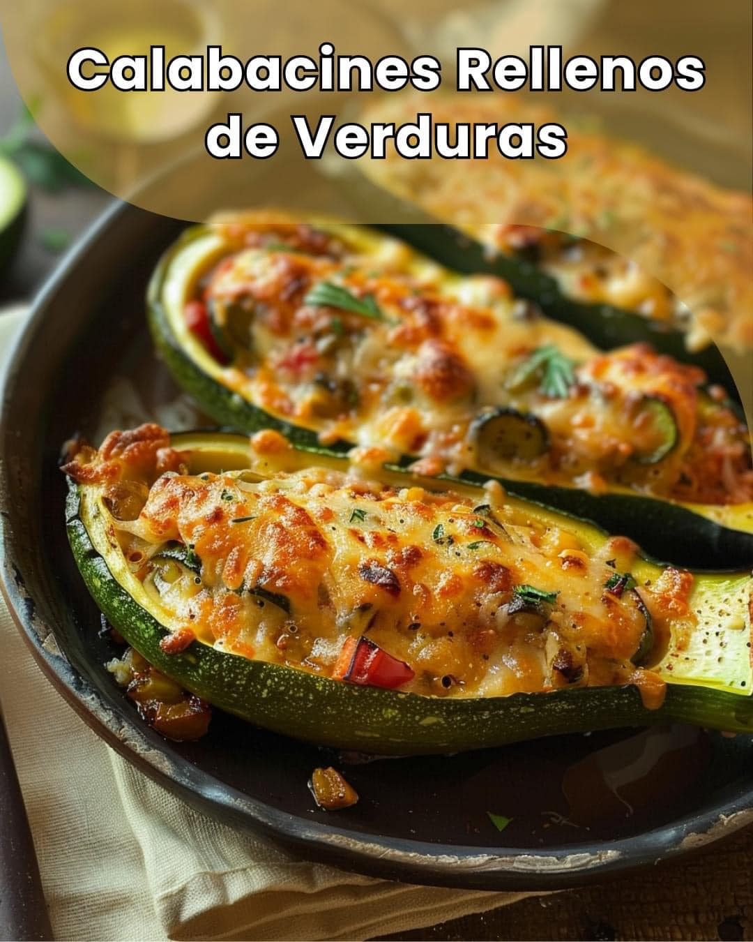 Calabacines Rellenos de Verduras