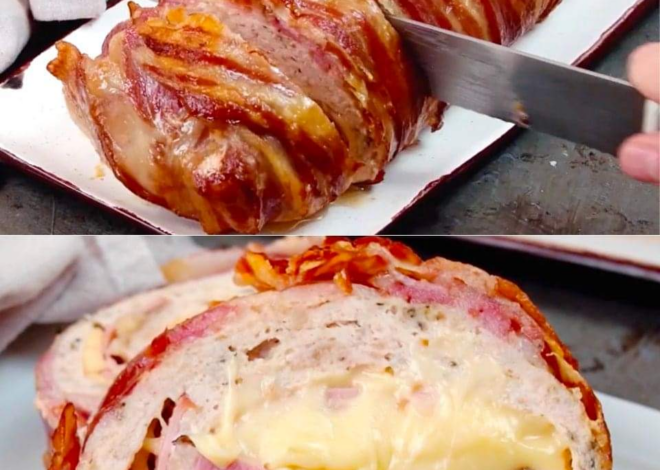 Bacon Wrapped Chicken Meatloaf