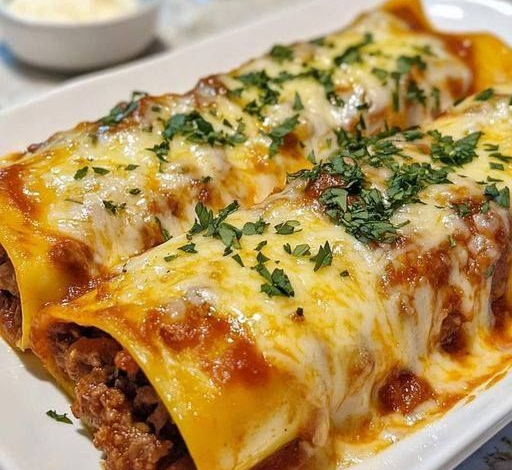 Canelones de Carne 