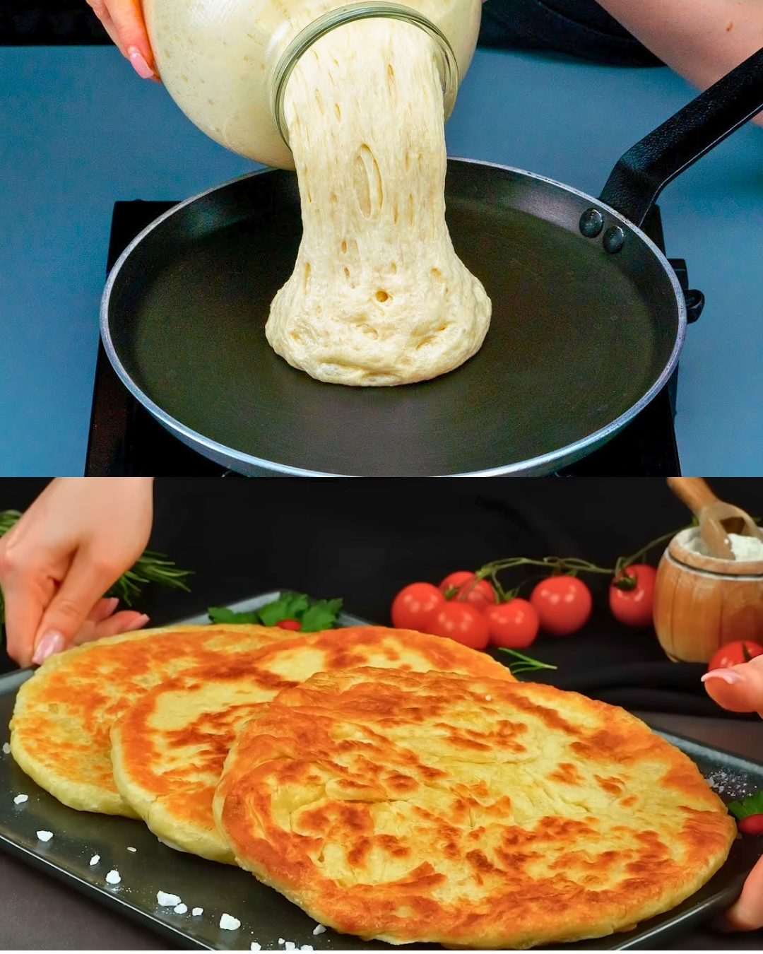 Pan suave y esponjoso con crema de garbanzos