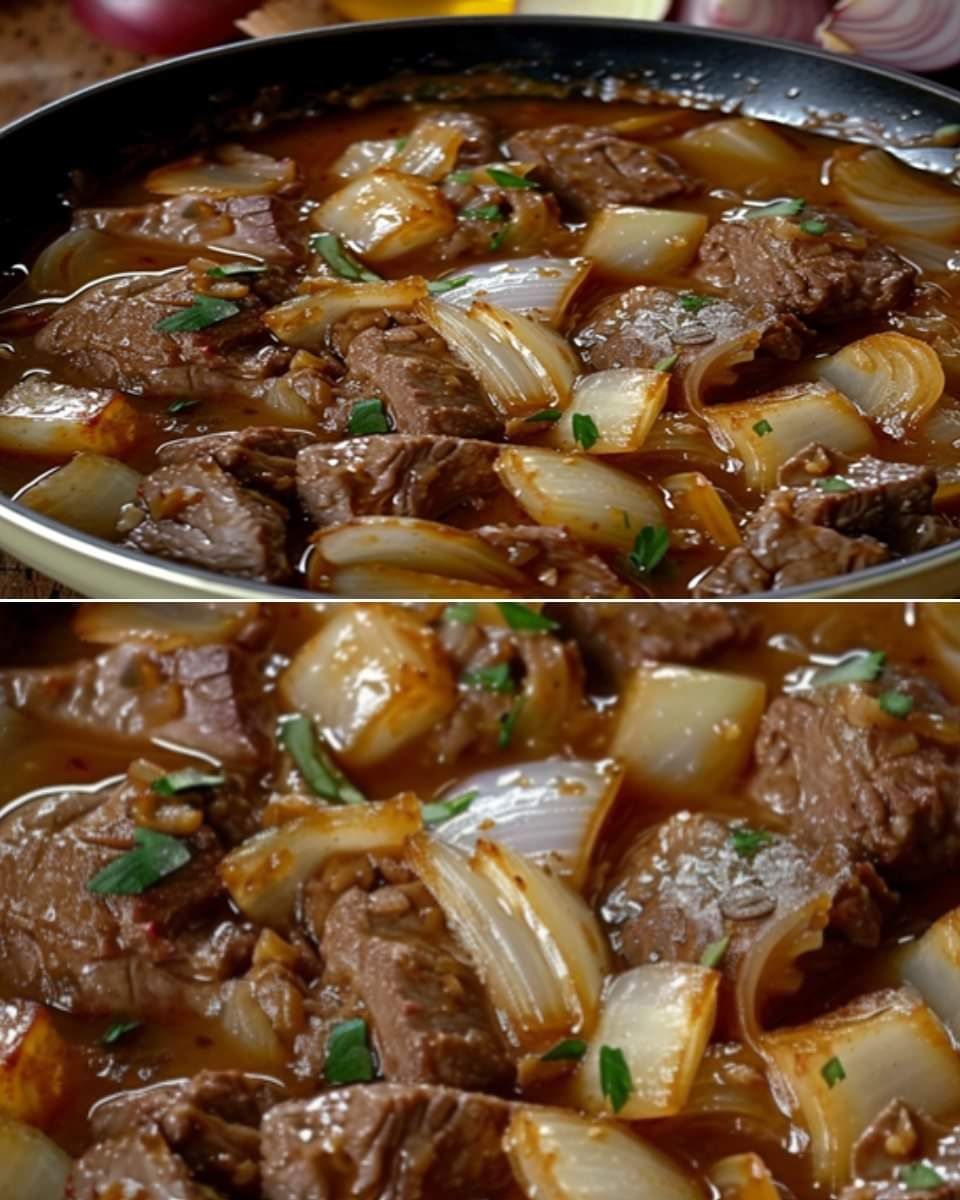 Filetes de Hígado con Cebolla