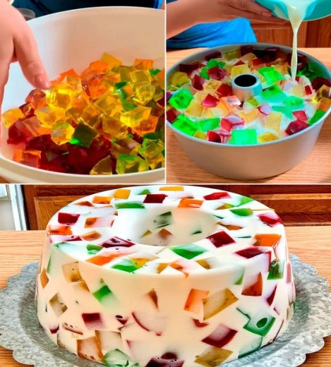 Gelatina de Mosaico: Un Postre Colorido y Delicioso para Todos