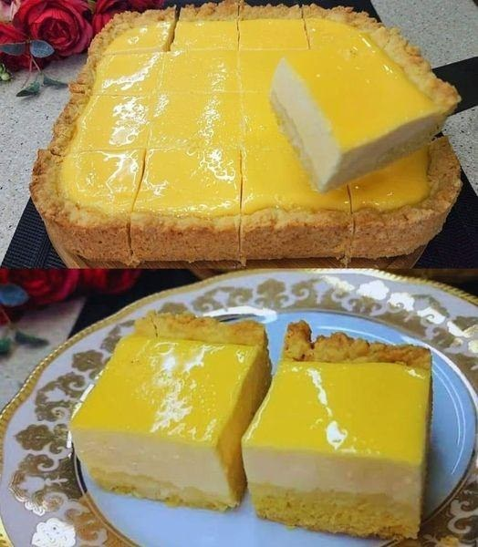 Receta de Tarta de Queso con Capa de Crema