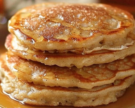 Panqueques de Avena y Yogur con Esencia de Vainilla