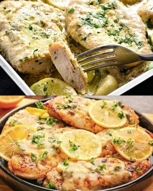 Pollo cremoso al limón: ¡toma menos de 30 minutos y solo una sartén!