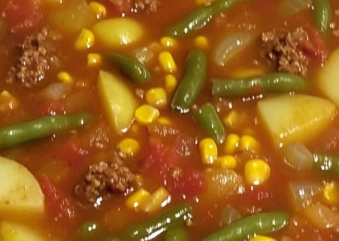 La mejor sopa de carne y verduras fácil de preparar