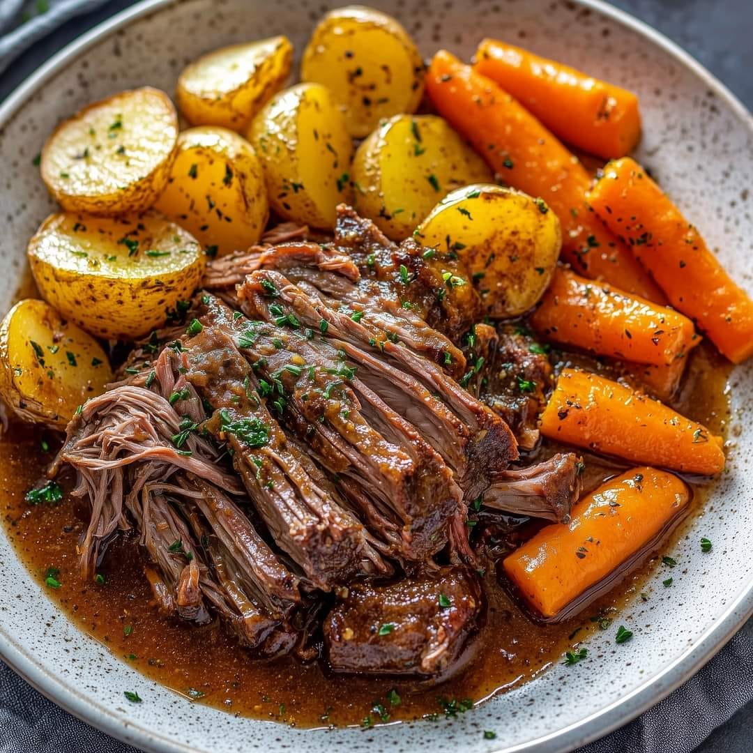 Carne asada clásica en olla de cocción lenta