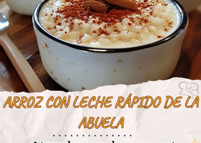 Arroz con Leche Rápido de la Abuela