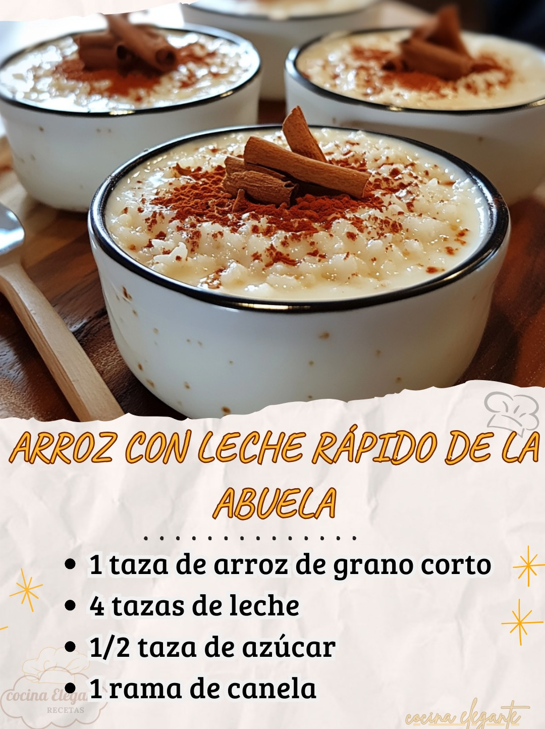 Arroz con Leche Rápido de la Abuela