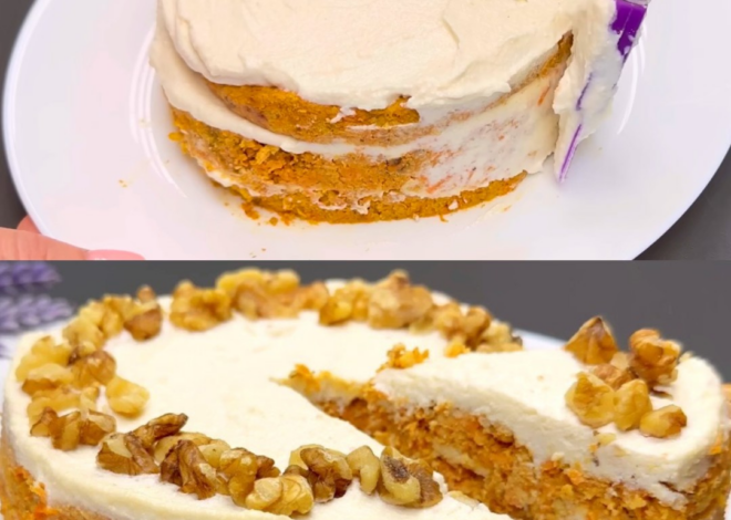 Tarta de zanahoria saludable sin hornear – Sin harina, sin huevo y sin culpa