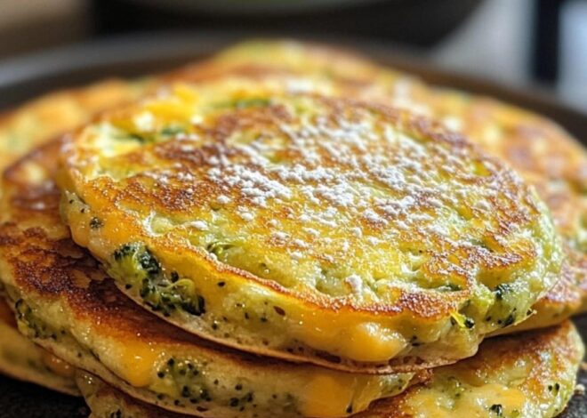 Tortitas de Brócoli con Queso