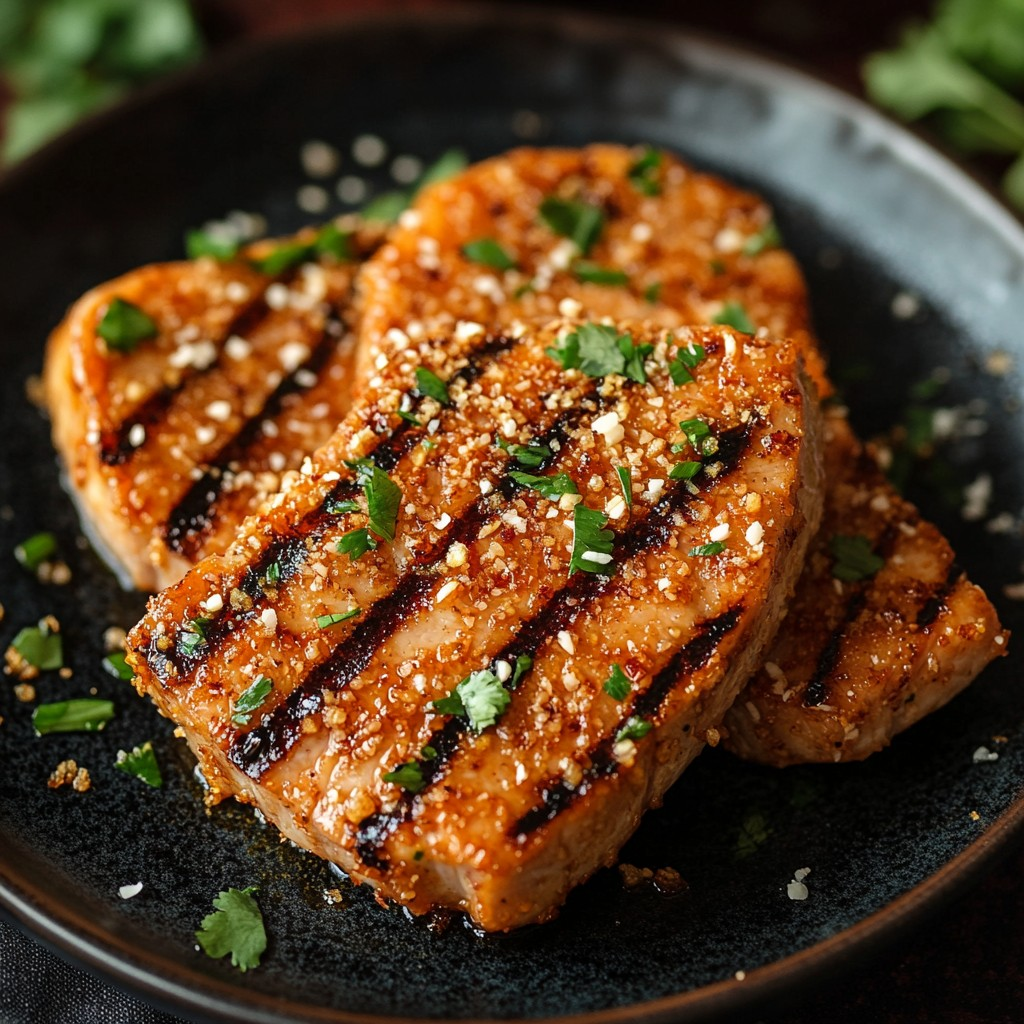 Spicy Coconut Tuna Steaks