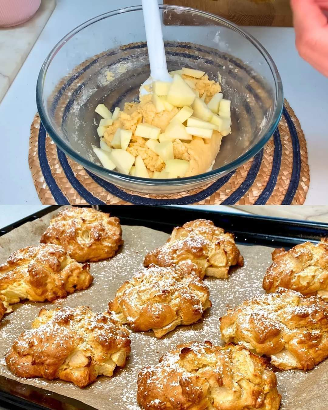 Receta de galletas de manzana y canela