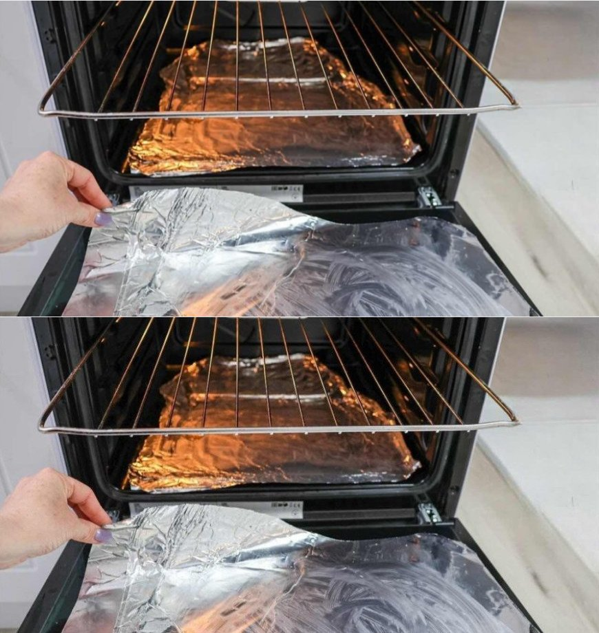 ¿Cómo limpiar tu horno en 5 minutos? ¡Descubre un truco genial con papel de aluminio que soluciona el problema de la suciedad y la grasa!