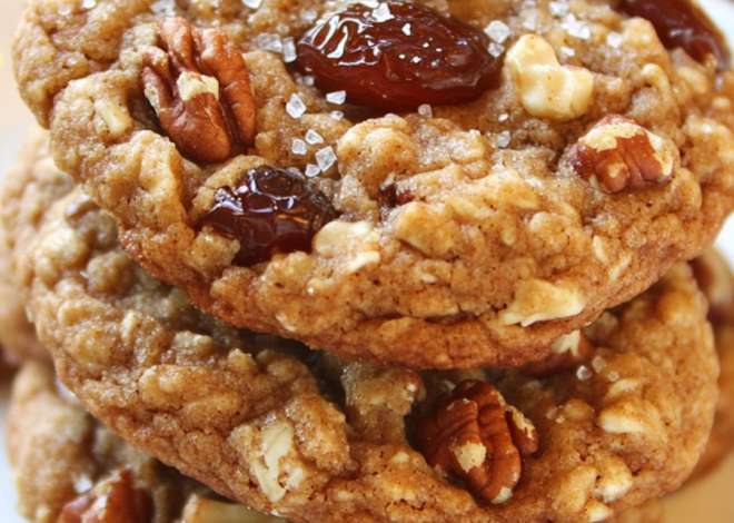 Galletas de dátiles y nueces para el desayuno: una delicia matutina saludable