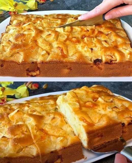 ¡Tarta de manzana facilísima que se deshace en la boca!