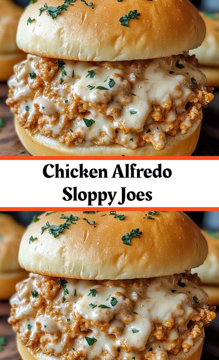 Sloppy Joes de pollo Alfredo: una versión deliciosa de dos clásicos