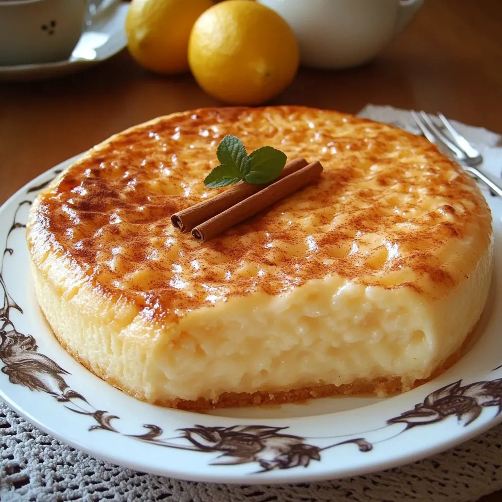 Tarta de Arroz con Leche