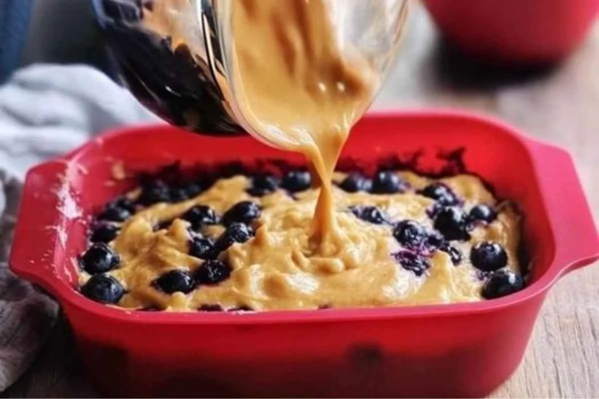 ¡Bizcocho de Avena, Manzana y Arándanos! Saludable y Delicioso