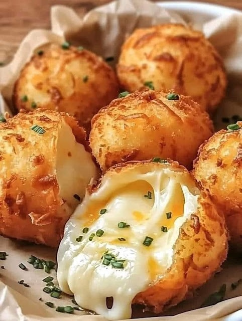 ¡¡¡Bolas de patata con queso!!!