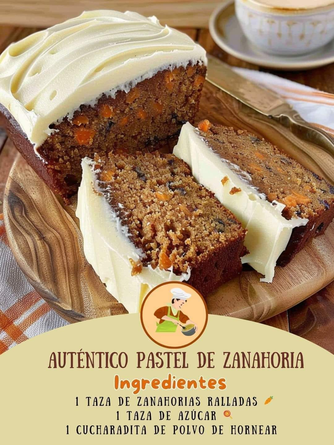 Auténtico Pastel de Zanahoria