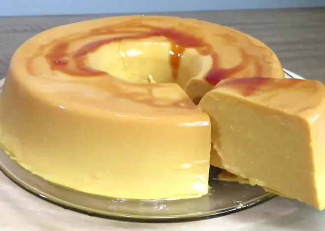 Como hacer Flan de galletas María sin horno y con solo 4 ingredientes