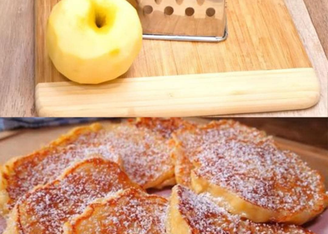 Panqueques rápidos de manzana: ¡una delicia para el desayuno rápido y sabroso!