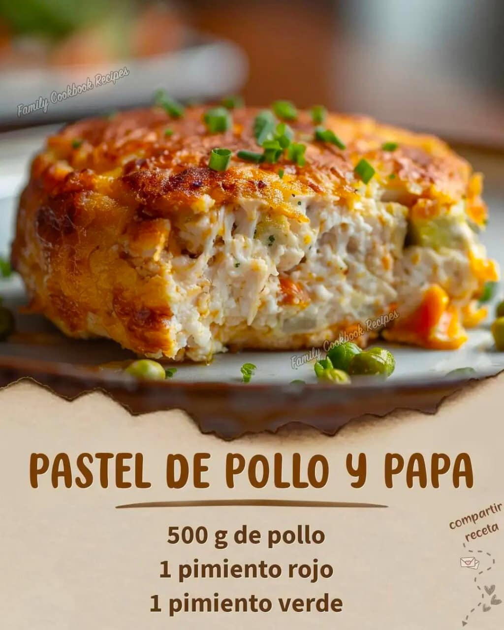 PASTEL DE POLLO Y PAPA