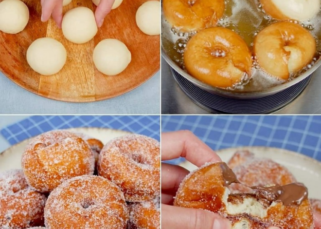 Receta de donas rellenas de chocolate: ¡a grandes y pequeños les encantará!